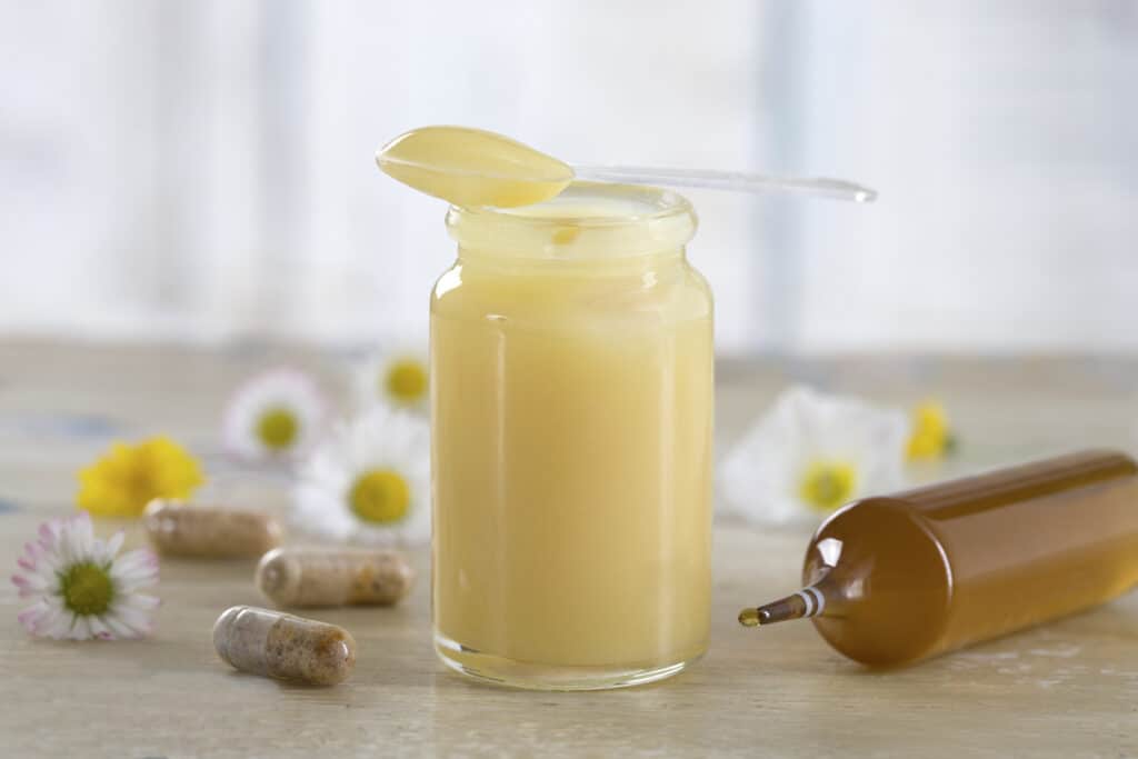 royal jelly in a jar