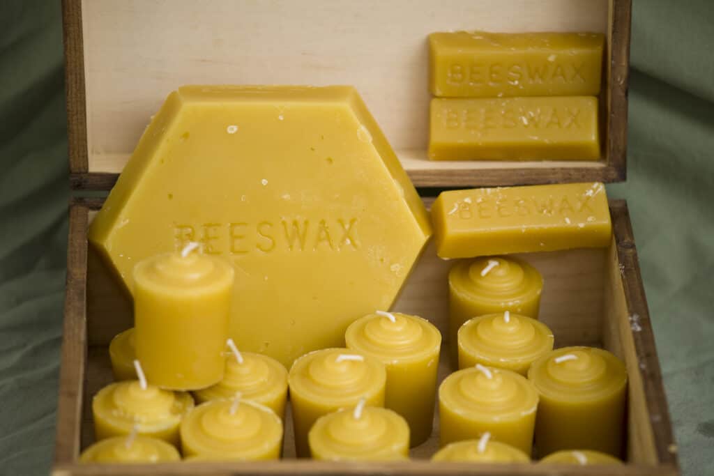 bees wax and candles